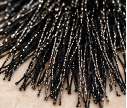After Midnight Metallic Fringe Statement Collar