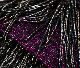 After Midnight Metallic Fringe Statement Collar