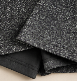 Charcoal Charm Bow-Detail Pleated Skort