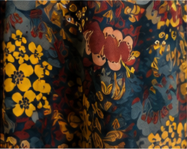 Autumn Garden Smocked Floral Blouse