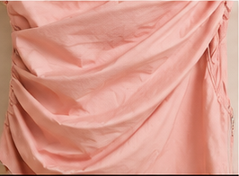 Blush One-Shoulder Statement Blouse