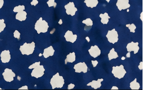 Navy Dot Bow Blouse