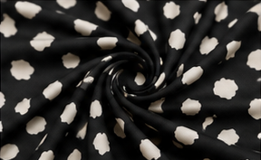 Midnight Dot Tie-Neck Blouse