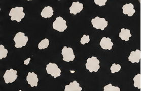 Midnight Dot Tie-Neck Blouse