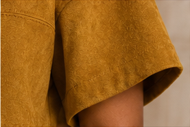 Golden Suede Crop Top