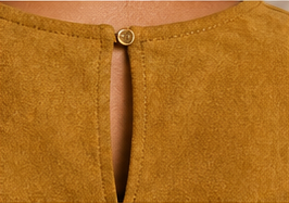 Golden Suede Crop Top