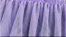 Ivy Chic Lavender Tulle Ruffle Tee