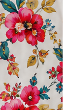 Garden Blossom Tie-Neck Blouse