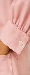 Blush Tie-Neck Bow Blouse