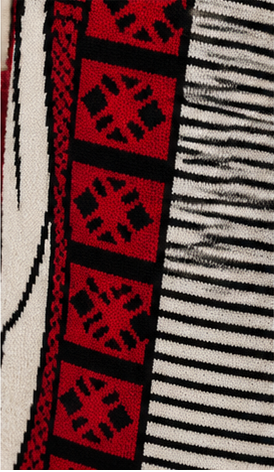 Crimson Contour Sweater Dress