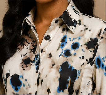 Abstract Art Two-Piece Pant Set