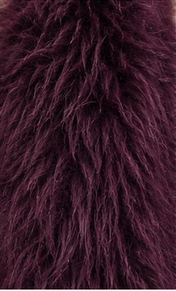 Forever 21 Deep Plum Faux Fur Vest