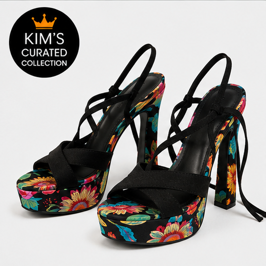 Tropical Platform Heels