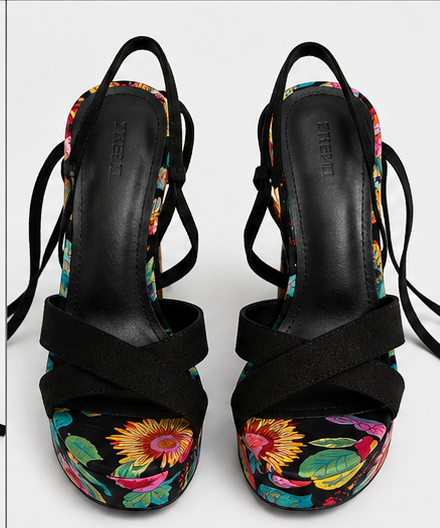 Tropical Platform Heels