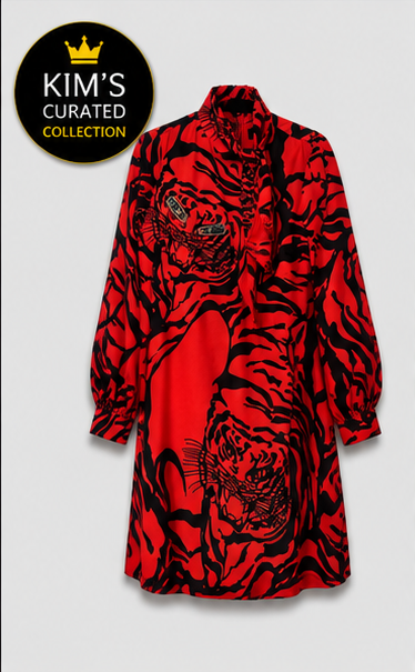 Scarlet Rose Statement Dress