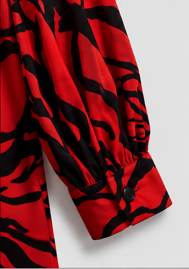 Scarlet Rose Statement Dress