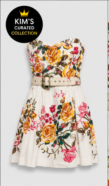 Porcelain Garden Floral Dress