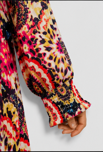 Garden Mosaic Maxi Dress