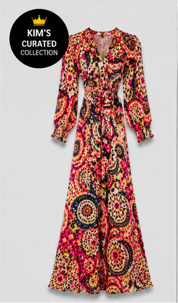 Garden Mosaic Maxi Dress