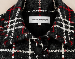 Plaid Statement Coat