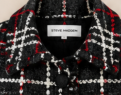 Plaid Statement Coat