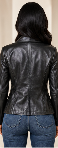 Genuine Leather Jacket – Classic Black