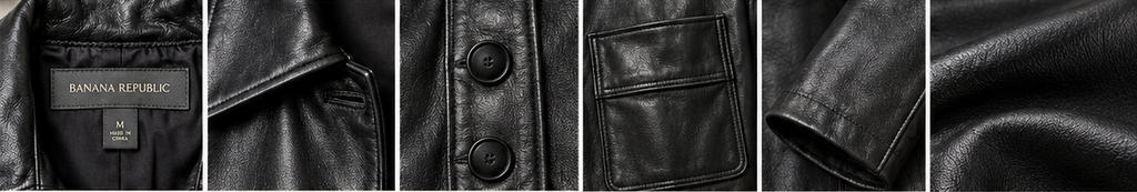 Genuine Leather Jacket – Classic Black