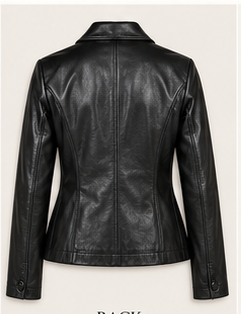 Genuine Leather Jacket – Classic Black