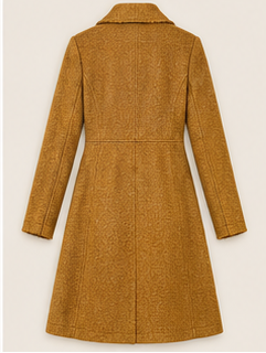 Express Women's Double-Breasted Bouclé Fringe Coat