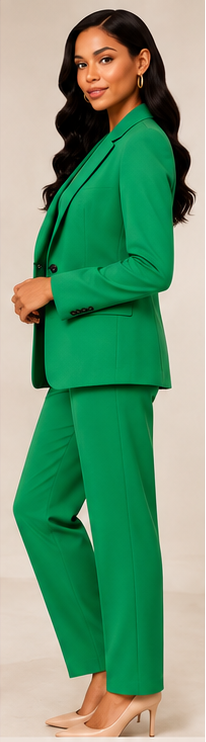 Emerald Executive Three-Piece Suit Set