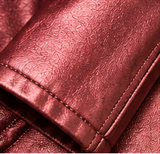 Metallic Rose Moto Jacket