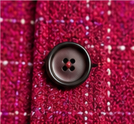Raspberry Royale Vintage Windowpane Coat