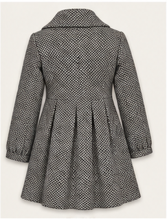 The Jacqueline Pleated Swing Coat