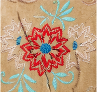 Desert Bloom Embroidered Suede Jacket