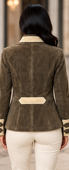 The Cavalier Contrast Suede Jacket