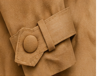 Camel Luxe Faux-Fur Collar Trench Coat