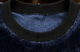 Midnight Emblem Plush Embroidered Sweatshirt