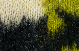 Electric Moss ROEY WANG Abstract Knit Sweater