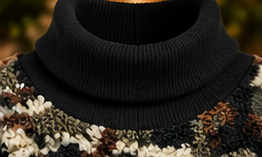 Cozy Command Camo Sherpa Tunic Sweater