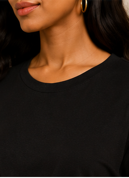 Midnight Allure Side-Tie Midi Dress