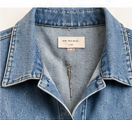 Blue Hour Belted Denim Utility Jumpsuit