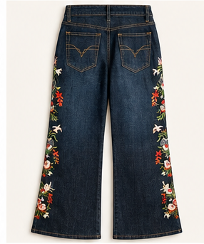 Wildflower Revival Embroidered Flare Jeans