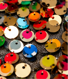 Confetti After Dark Sequin Statement Collar