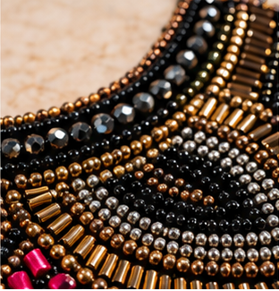 Global Mosaic Statement Necklace