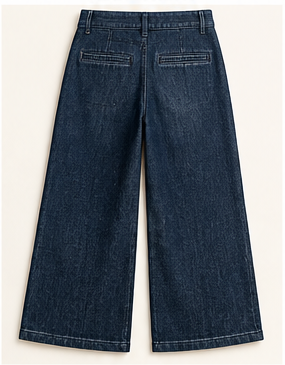 Midnight Avenue Tailored Wide-Leg Jeans