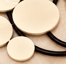Ivory Circles Modern Statement Necklace
