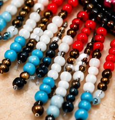 Midnight Carnival Beaded Fringe Statement Necklace