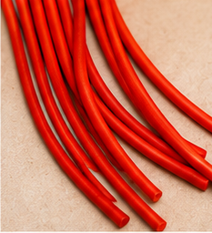 Red Rhythm Modern Statement Necklace