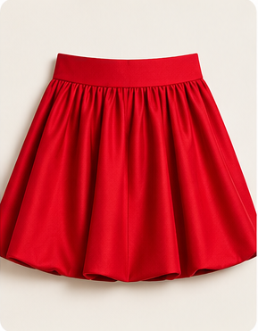 Champagne Bloom Floral Jacquard Skirt