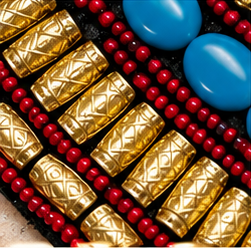Royal Nomad Beaded Statement Necklace
